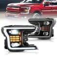 thumbnail image 1 of VLAND Full LED Headlights for Ford F150 XL XLT SSV Limited Lariat Pickup 4-Door 2018-2020(Not fit Raptor), 1 of 9