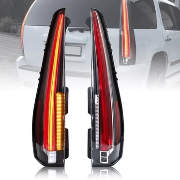 ANZO 2015-2020 Chevrolet Tahoe LED Tail Lights w/ Light Bar Black