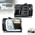 thumbnail image 1 of VLAND LED Headlights for 2007 2008 2009 2010 2011 2012 2013 GMC Sierra 1500 2500HD 3500HD, 1 of 10