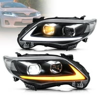 VLAND LED Headlights for Toyota Corolla 2011 2012 2013 S L LE XRS Base CE Sedan 4-Door