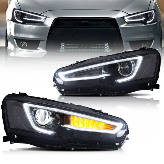 VLAND Projector Headlights for Mitsubishi Lancer 2008 2009 2010 2011 2012 2013 2014 2015 2016 2017