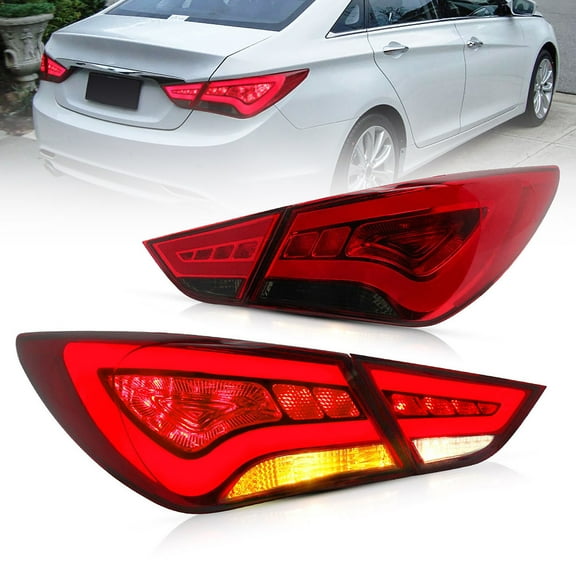 VLAND Tail lights Assembly for Hyundai Sonata 2011 2012 2013 2014 2014 (fit for All Sub Models)