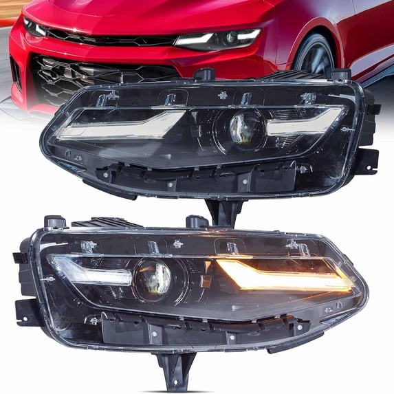 VLAND for 2019 2020 2021 2022 2023 Chevrolet Camaro LED Headlights Assembly Replacement