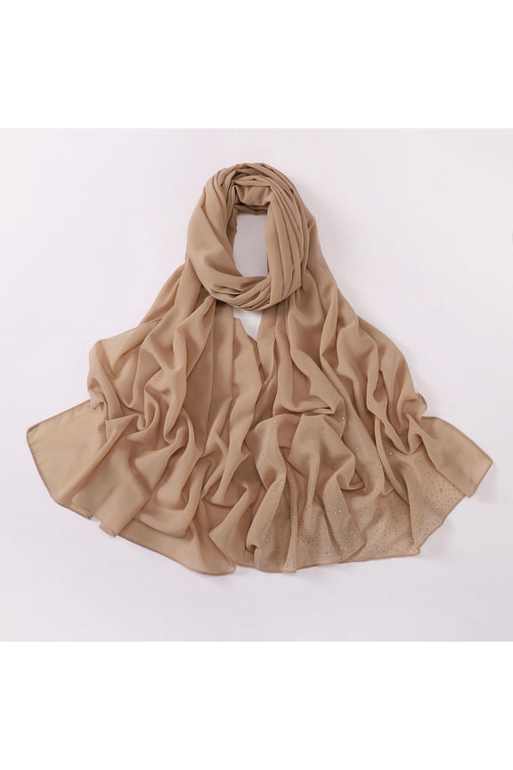 VLOOCKL Head Scarf for Women Soft Modal Cotton Instant Hijab Head Wraps Shawls Long Scarves