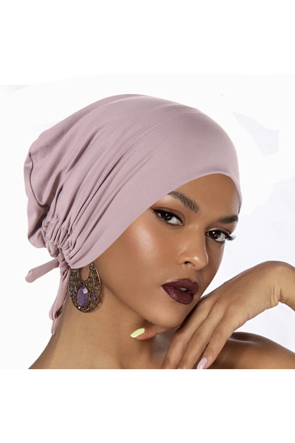 VLOOCKL Muslim Scarf Soft Chemo Caps Breathable Cancer Headwear Hats,Turban Headwear for Cancer,Chemo Headwrap for Women