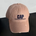 thumbnail image 1 of VLOOCKLW Baseball Cap Women Letter Embroidery Small Wide Brim Design Lightweight Breathable Headwear Slim Face Effect for Spring Summer Outdoor Daily Wear Sun Hat, 1 of 3