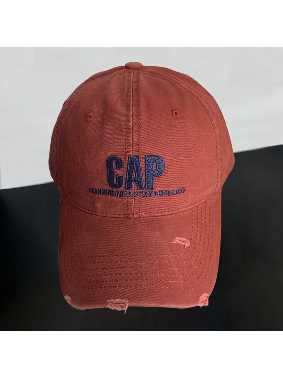 Baseball Cap Women Letter Embroidery Small Wide Brim Design Lightweight Breathable Headwear Slim Face Effect for Spring Summer Outdoor Daily Wear Sun Hat