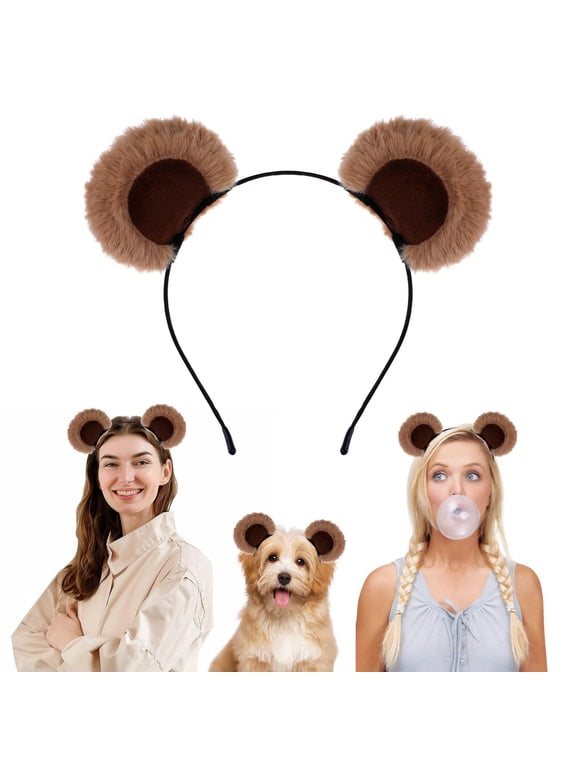Animal Ears Headband Cute Furry Design Perfect Costume Accessory for Cosplay Events Festivals Christmas Parties Photo Props