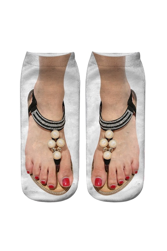 Funny Socks Show Socks, Breathable Personalized Liner Socks for Sports, Training & Daily Wear