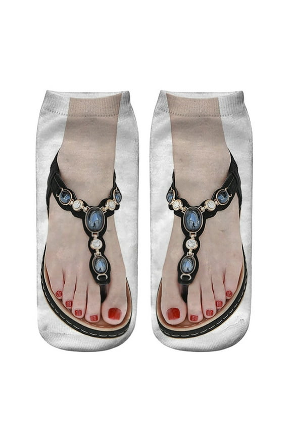 Funny Socks Show Socks, Breathable Personalized Liner Socks for Sports, Training & Daily Wear