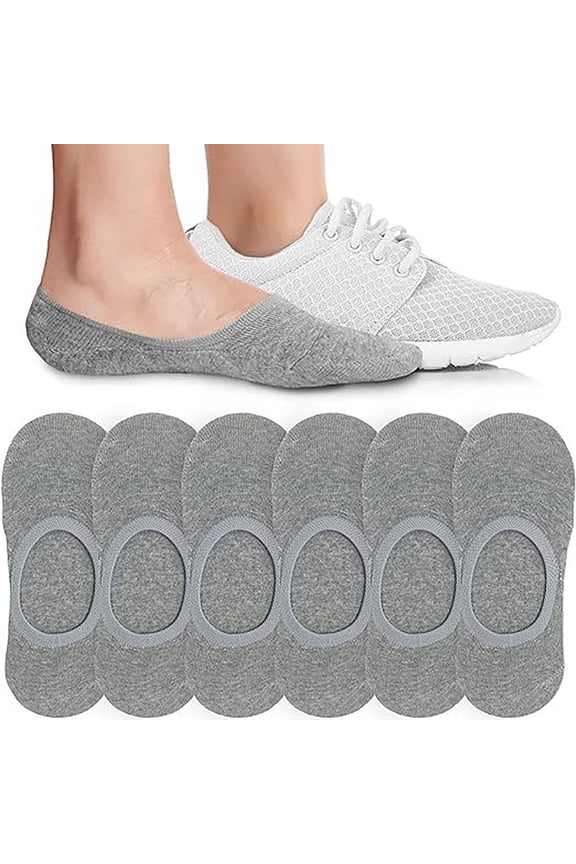Ladies Breathable Short Socks Broken Net Design Summer Boat Socks Low Cut Invisible No Show Non Slip