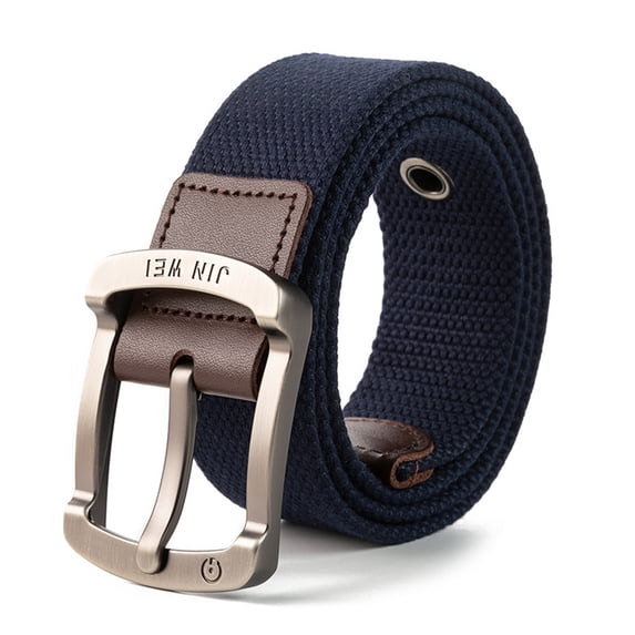 VLOOCKLW Men's Canvas Quick Release Belt Unisex Outdoor Training Belt for Women, Heavy Duty Tactical Belt with Adjustable Buckle for Hiking, Running, Work & Daily Wear