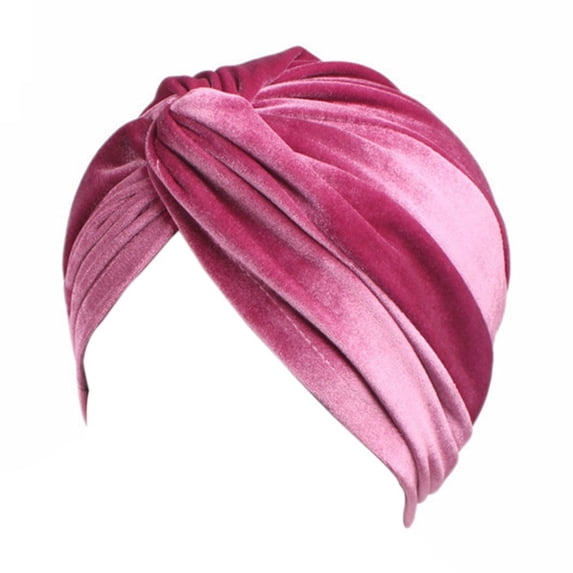 VLOOCKLW Muslim Turban Hat Women Ruffle Pearl Decor Soft Scarf Head Wrap Comfortable Cap For Cancer Patients Hair Loss Daily Use