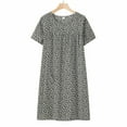 thumbnail image 1 of VLOOCKLW Nightgowns for Women Sleeveless Cotton Sleep Shirt Soft Sleep Dress Loose Fit Summer Nightshirt Casual Sleepdress, 1 of 3