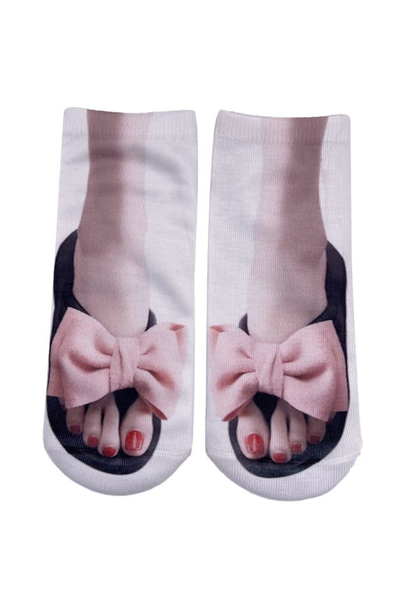 Novelty Socks Show Socks, Breathable Personalized Liner Socks for Sports, Training & Daily Wear