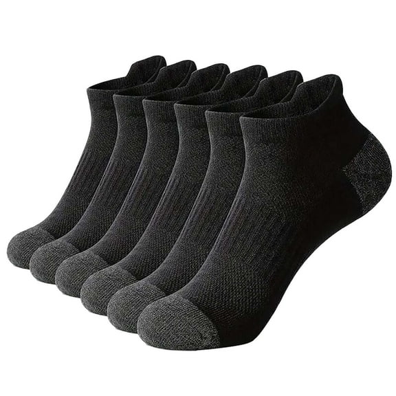 VLOOCKLW Rubber Cotton Sports Socks Rubber Cotton Basketball Sports Short Socks for All Seasons, Breathable Cushioned Athletic Socks for Training & Gym