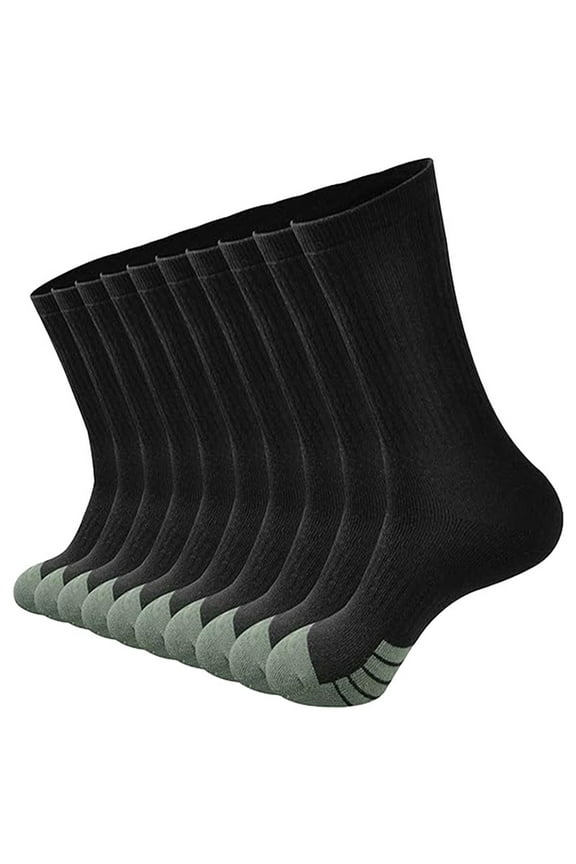 Solid Color Short Socks Solid Color Athletic Ankle Socks for Sports, Breathable Cushioned Training Socks for Running, Gym & Casual Wear