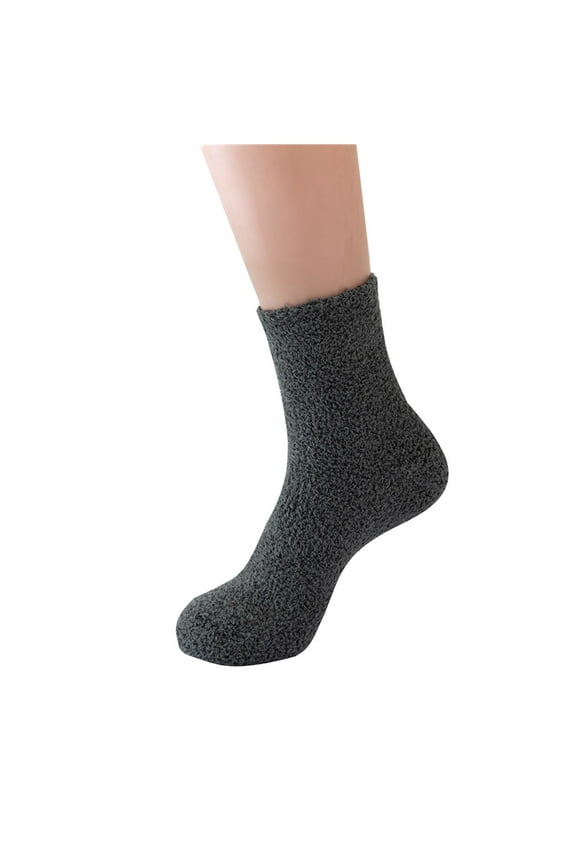 Solid Color Sport Socks Solid Color Athletic Socks for Autumn Winter, Cushioned Breathable Long Tube Socks for Running, Training & Daily Wear