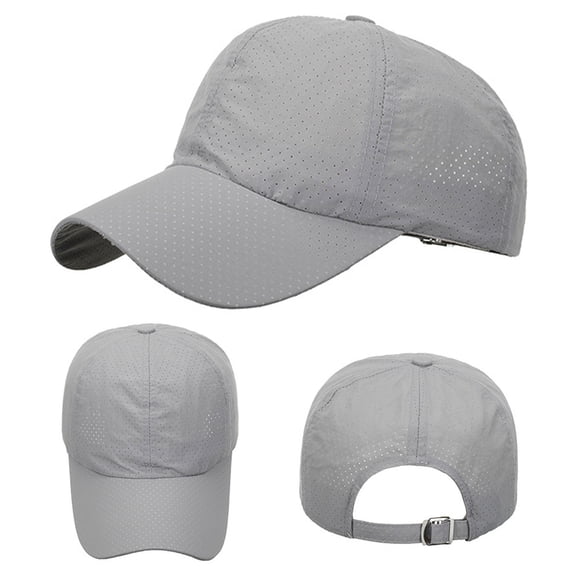 VLOOCKLW Sun Hats for Women Quick Dry Reflective Sport Cap Adjustable Lightweight Baseball Hat Unstructured Design