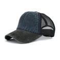 thumbnail image 1 of VLOOCKLW Two Tone Trucker Hat Summer Mesh Cap with Adjustable Snapback Strap, 1 of 3