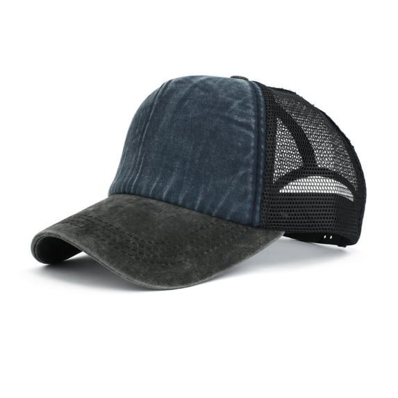 VLOOCKLW Two Tone Trucker Hat Summer Mesh Cap with Adjustable Snapback Strap