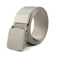 thumbnail image 1 of VLOOCKLW Unisex Web Belt Canvas Outdoor Training Training Strap Mens Casual Nylon Webbing Womens With Metal Buckle, 1 of 3