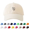 thumbnail image 1 of VLOOCKLW Unisex White Trucker Hat Adjustable Snapback Dad Style Baseball Cap For Men Women Mesh Back Breathable, 1 of 5