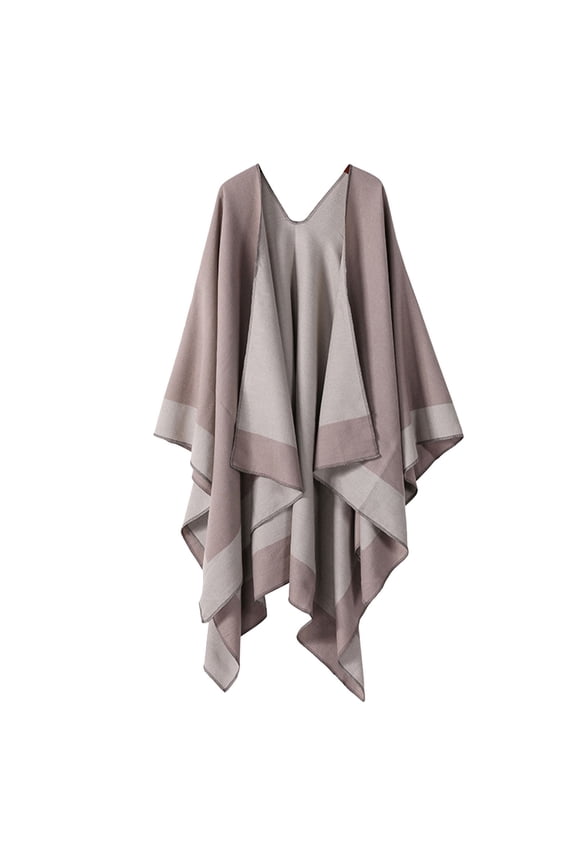 Warm Cardigan Wrap Cozy Hooded Cardigan Wrap for Ladies, Soft Oversized Wrap with Open Front for Daily Wear & Cold Weather