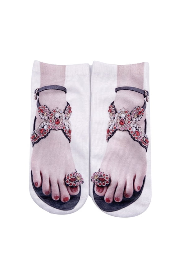 Women's Hidden Running Socks Show Socks, Breathable Personalized Liner Socks for Sports, Training & Daily Wear