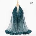 thumbnail image 1 of VLOOCKLW Women's Satin Shawl Decorative Scarves, Shawls, Headscarves, And Fur-Like Fabrics, Effectively Block Ultraviolet Rays, Suitable For Daily Weddings And Outdoor Beach Scarves., 1 of 2