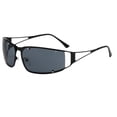 thumbnail image 1 of VLOOCKLW Womens Sport Wrap Sunglasses Metal Retro 2000S Style Trendy Y2K Frame UV Protection Summer Shades, 1 of 5