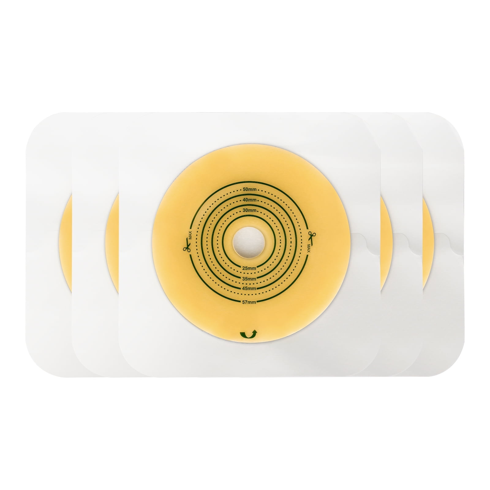 VLOOKUP Adhesive Skin Barrier with NonWoven Border for TwoPiece