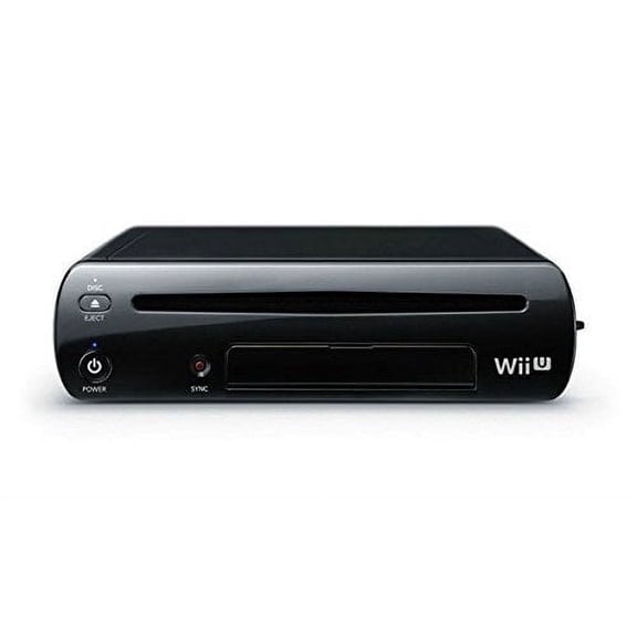 Restored Nintendo Wii U Console Black 32 GB - TKD025