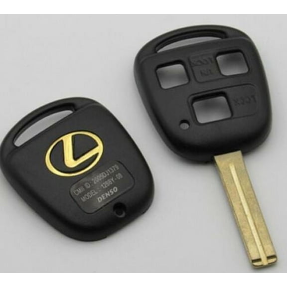 VLS 3 Button Remote Head Key Shell for Lexus Vehicles, Short Blade