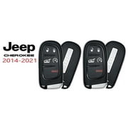VLS Jeep Cherokee 5 Button Smart Key Prox Remote Fob, 433 MHz