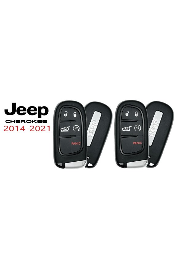 Jeep Cherokee 5 Button Smart Key Prox Remote Fob, 433 MHz