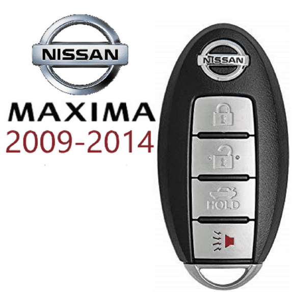 VLS Keyless Smart Key Fob for Nissan Maxima 2009–2014 Models, Push to Start, Reusable, 4 Buttons