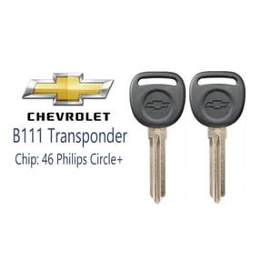 VLS Transponder Chip Key (46) Circle + B111 for Chevrolet Silverado 2007-2013