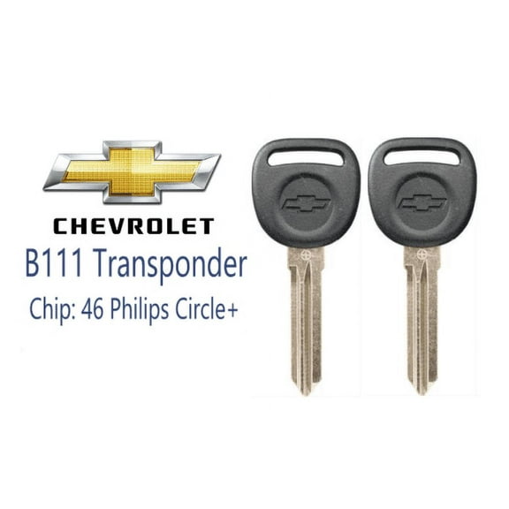 VLS Transponder Chip Key (46) for Chevrolet Cobalt 2006-2010, 2 Pieces
