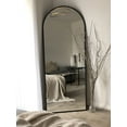 VLUSH 64"x21" Arched Full Length Mirror, Standing Floor Mirror Hanging
