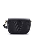 thumbnail image 1 of VLogo Flap Shoulder Bag Leather Small By Rebag, 1 of 6
