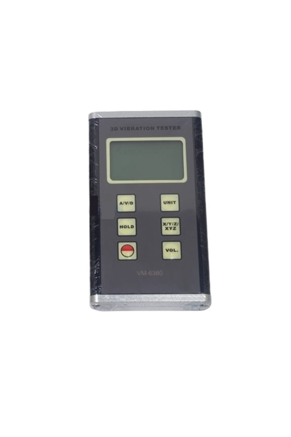 VM-6380 Digital 3 Axis Piezoelectric Accelerometer Vibration Meter 3D Tester Vibrometer Vibrator Acceleration ,Precise Measurement