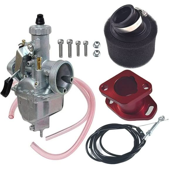 VM22 26mm Carburetor Air Filter 75" Throttle cable Kit For Predator 212cc 196cc GX200 Clones Mini Bike Go Kart Pit Dirt Bike