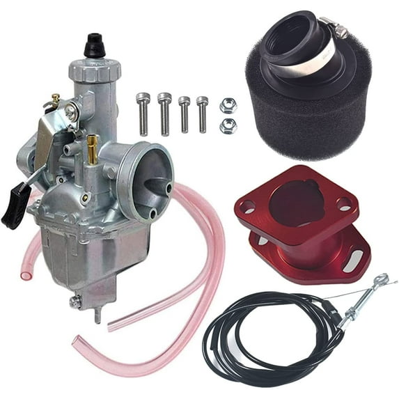 VM22 26mm Carburetor Air Filter 75" Throttle cable Kit For Predator 212cc 196cc GX200 Clones Mini Bike Go Kart Pit Dirt Bike