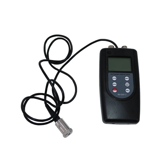 VM6380-3 Digital Vibration Meter With 3 Piezoelectric Transducers Periodic Motion Vibrometer VM-6380-3 ,Precise Measurement