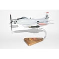 thumbnail image 1 of VMA-331 Bumblebees A-1H Skyraider Model, AD6  Navy, 1/33 Scale Model, Mahogany, 1 of 8