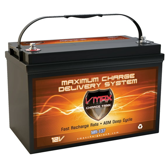 VMAX MB137-120 AGM Group 31 Deep Cycle Battery Replacement for Everest & Jennings AGM1265T 12V 120Ah Wheelchair Battery