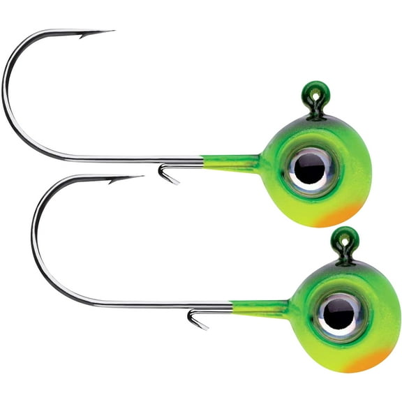 VMC 1/16 oz. Neon Moon Eye Jig - 2 Pack - Firetiger