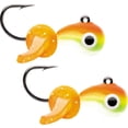 thumbnail image 1 of VMC 1/32 oz. Tungsten Mustache Jig Fishing Lure 2-Pack - Orange Chartreuse Glow, 1 of 1