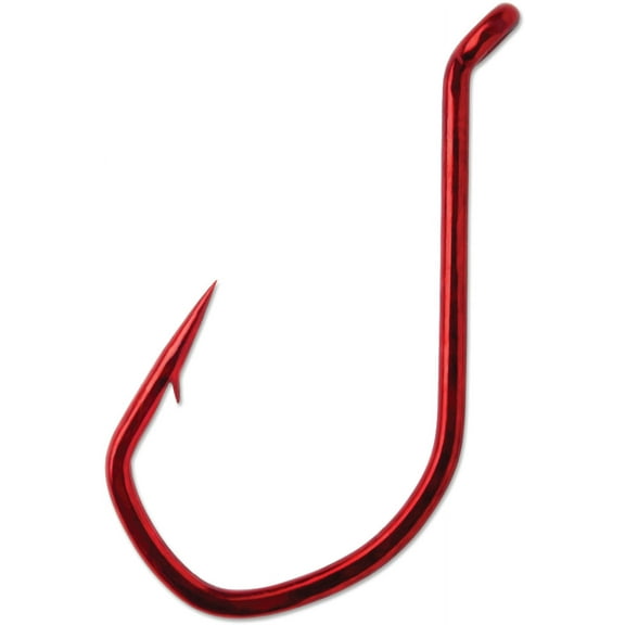 VMC 7115 TechSet Live Bait Hooks (Red) 25Pack Hook Size 8